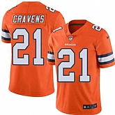 Nike Men & Women & Youth Broncos 21 Su'a Cravens Orange Color Rush Limited Jersey,baseball caps,new era cap wholesale,wholesale hats